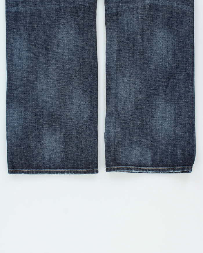 Vintage 00s Silver Dark Wash Jeans - W32 L32