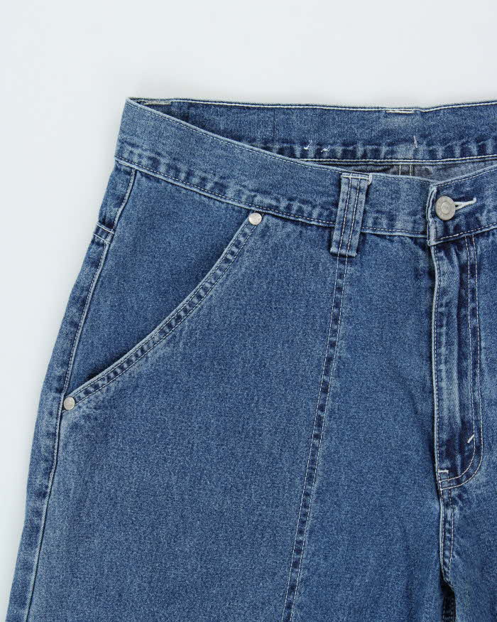 【90s】Levi’s SilverTab LOOSE W33 L32 USA製 Vintage 1990s Levi's Silver Tab Super Wide Leg Jeans - W32 L32 – Rokit