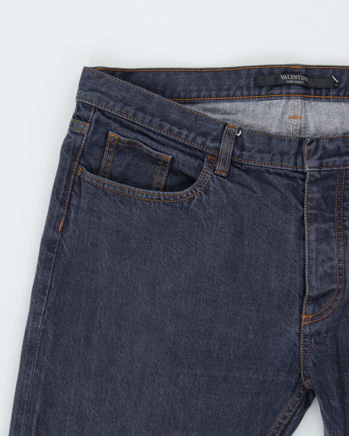 FW2021 Valentino Low Rise Japanese Selvedge Denim Slim Fit Jeans - W36 L34