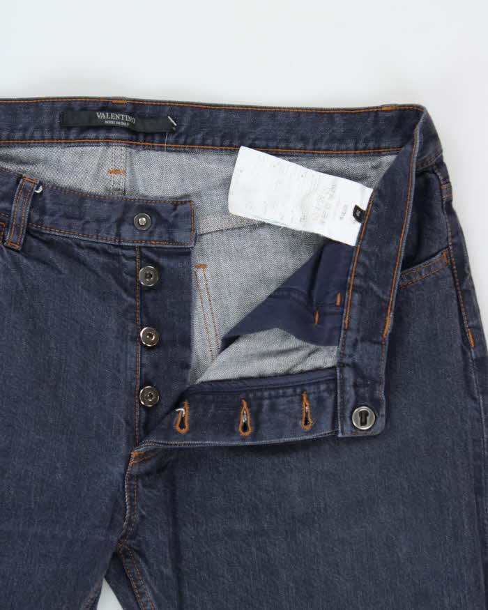 FW2021 Valentino Low Rise Japanese Selvedge Denim Slim Fit Jeans - W36 L34