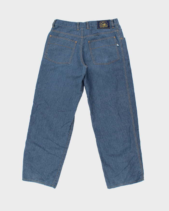 Vintage Patagonia Rhythm Hemp Denim Wide Leg Jeans - W32 L31