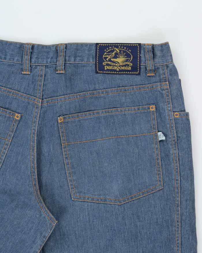 Vintage Patagonia Rhythm Hemp Denim Wide Leg Jeans - W32 L31