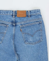 Vintage 1990 Levi's 619 Orange Tab High Waisted Straight Leg Tapered Denim Jeans - W34 L32