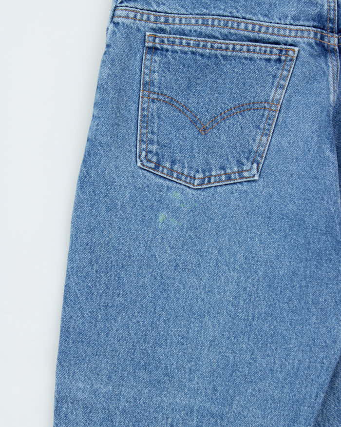 Vintage 1990 Levi's 619 Orange Tab High Waisted Straight Leg Tapered Denim Jeans - W34 L32