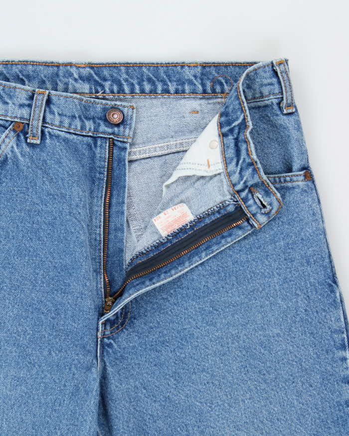 Vintage 1990 Levi's 619 Orange Tab High Waisted Straight Leg Tapered Denim Jeans - W34 L32