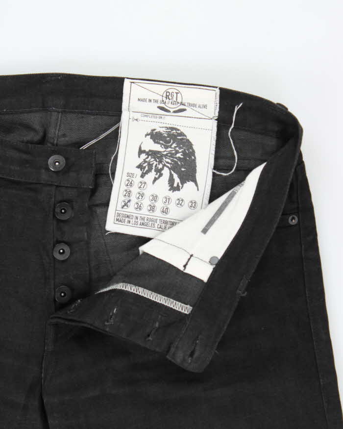 Vintage Rouge Territory Raw Denim Selvedge Jeans - W34 L36
