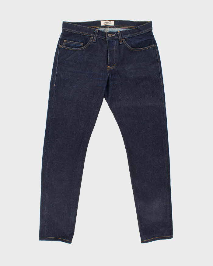 Naked &amp; Famous Weird Guy Elephant 2 Revenge 22oz Raw Selvedge Denim Slim Fit Jeans - W34 L32