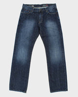Vintage Y2K 00s DH3 Jake Indigo Selvedge Denim Relaxed Straight Leg Jeans - W36 L36