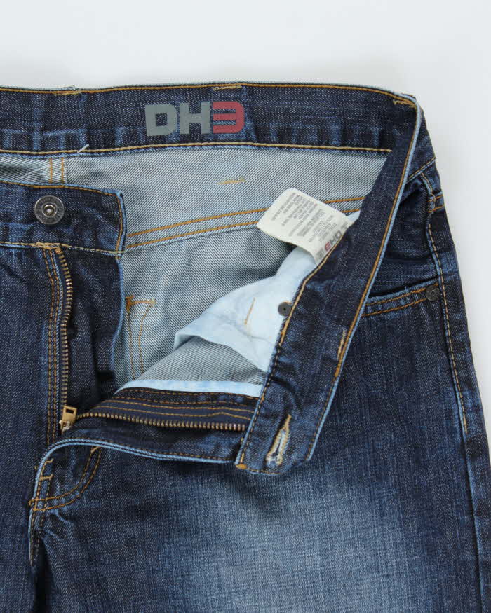 Vintage Y2K 00s DH3 Jake Indigo Selvedge Denim Relaxed Straight Leg Jeans - W36 L36