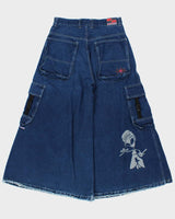 Vintage 1990s Snakeyes Ultra Wide Leg Jeans - W34 L29