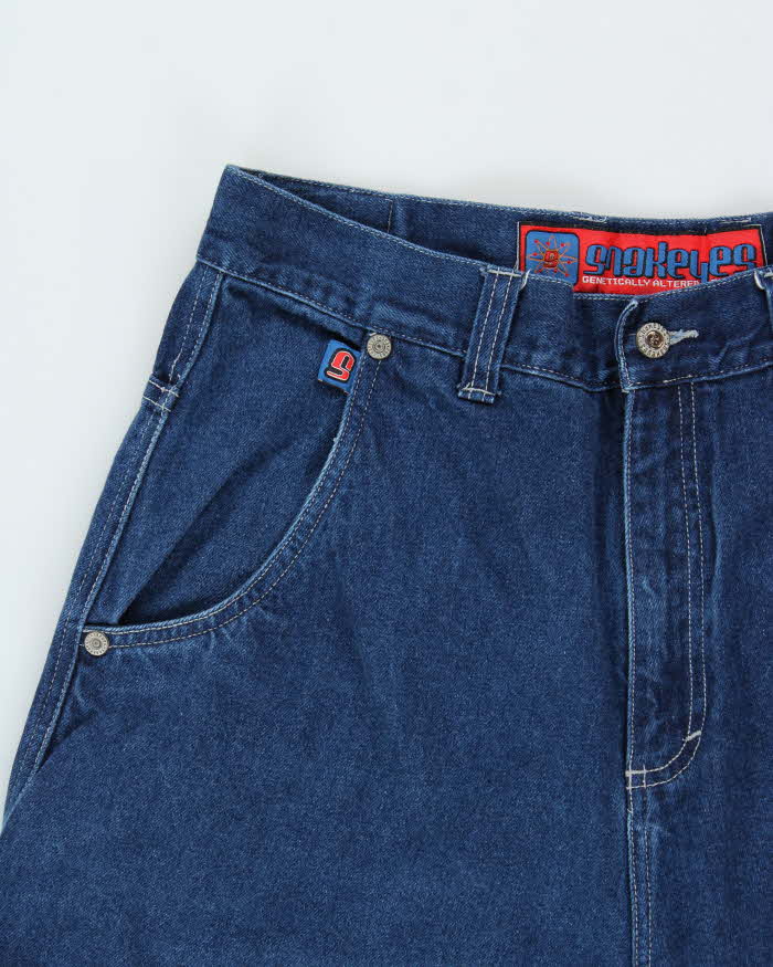 Vintage 1990s Snakeyes Ultra Wide Leg Jeans - W34 L29