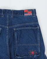 Vintage 1990s Snakeyes Ultra Wide Leg Jeans - W34 L29