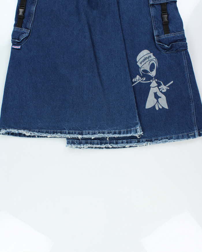 Vintage 1990s Snakeyes Ultra Wide Leg Jeans - W34 L29