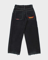 Vintage 1990s JNCO Contrast Stitch Ultra Wide Leg Denim Jeans - W32 L31
