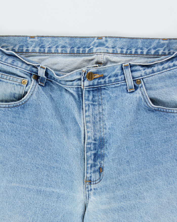 Vintage 1990s Carhartt Light Wash Relaxed Tapered Fit Denim Jeans - W38 L32