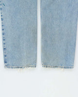 Vintage 1990s Carhartt Light Mud Wash Relaxed Straight Leg Distressed Denim Jeans - W38 L31
