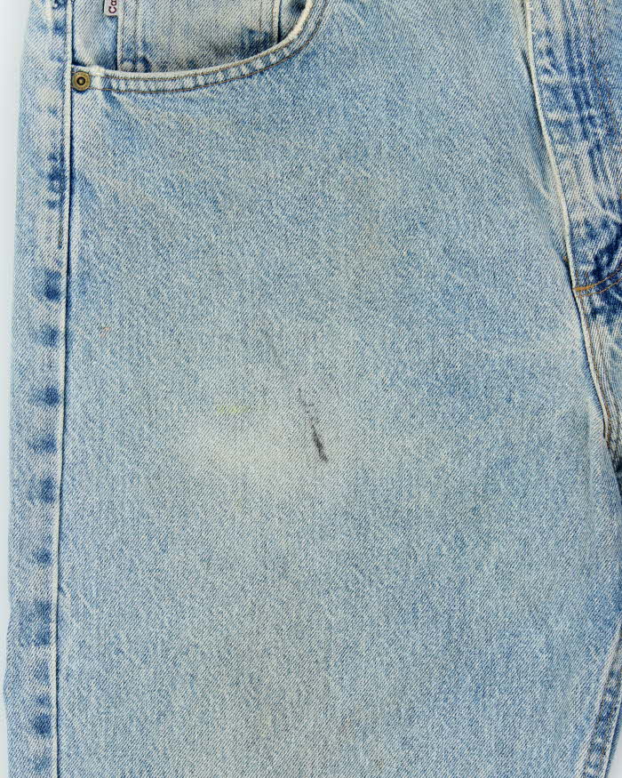 Vintage 1990s Carhartt Light Mud Wash Relaxed Straight Leg Distressed Denim Jeans - W38 L31