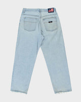 Vintage 1990s Polo Jeans Ralph Lauren Light Mud Wash Relaxed Straight Leg Denim Jeans - W36 L30