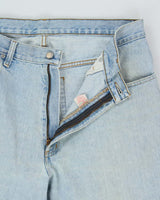 Vintage 1990s Polo Jeans Ralph Lauren Light Mud Wash Relaxed Straight Leg Denim Jeans - W36 L30
