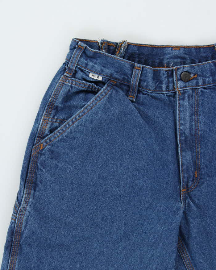 Vintage Y2K 00s Carhartt HRC Flame Resistant Wide Leg Denim Carpenter Jeans - W30 L28