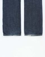 Vintage Y2K 00s True Religion Made In USA Flap Pocket Indigo Low Rise Straight Leg Denim Jeans - W32 L32