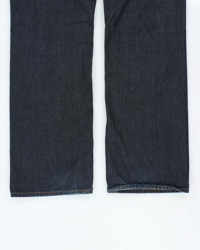 Vintage True Religion Raw Flap Pocket Low Rise Straight Leg Denim Jeans - W38 L34