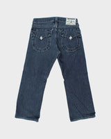 Vintage Y2K 00s True Religion Made In USA Billy Flap Bootcut Denim Jeans - W33 L28