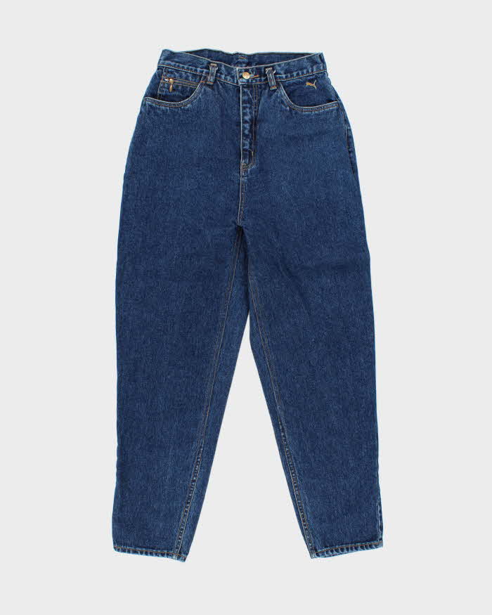 Vintage 1990s Puma High Waisted Relaxed Tapered Denim Jeans - W28 L28