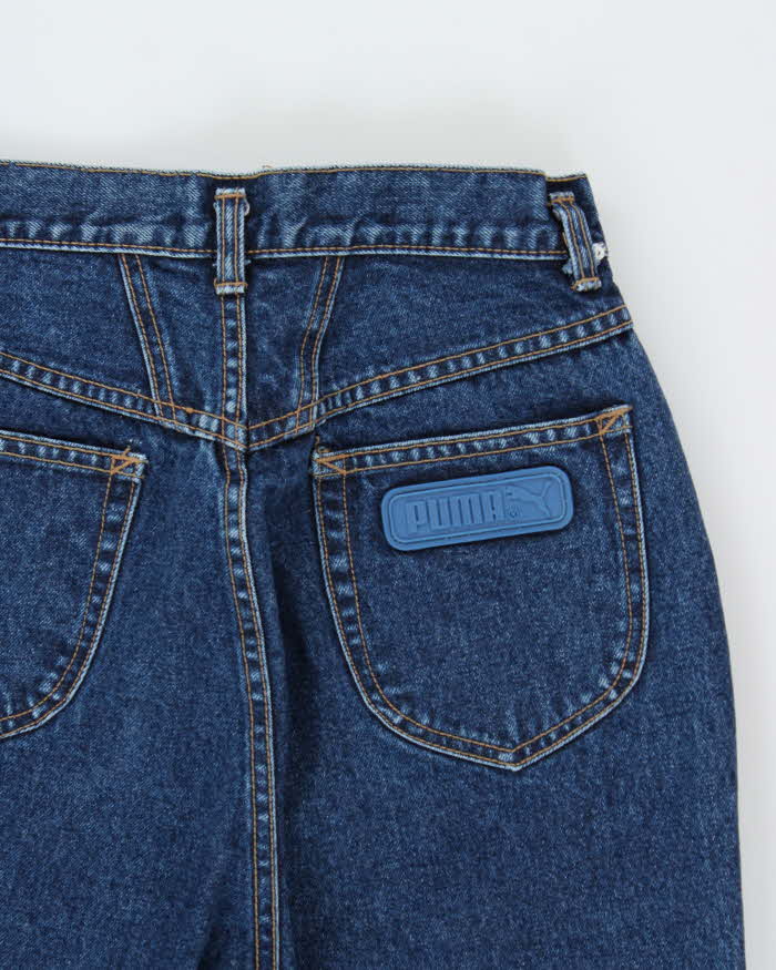 Vintage 1990s Puma High Waisted Relaxed Tapered Denim Jeans - W28 L28