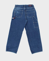 Vintage 1990s Tommy Hilfiger Wide Leg Denim Carpenter Jeans - W34 L30