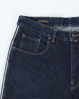 Vintage Y2K 00s Nautica Marine Denim Raw Selvedge Wide Leg Jeans - W38 L30
