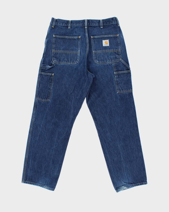Vintage Carhartt WIP Single Knee Relaxed Denim Carpenter Jeans - W33 L31