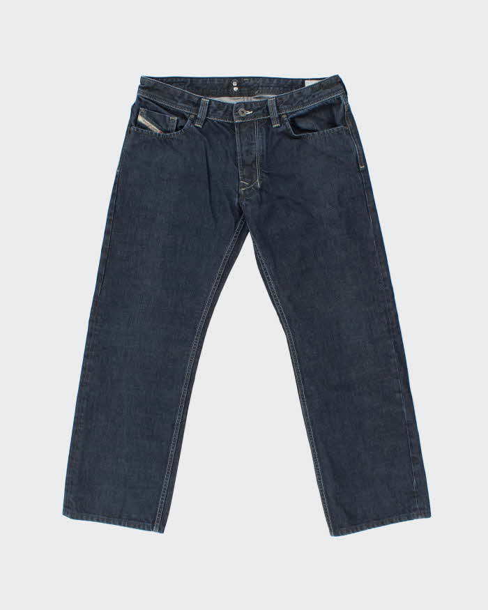 Vintage Diesel Larkee Low Rise Raw Indigo Straight Leg Denim Jeans - W34 L29