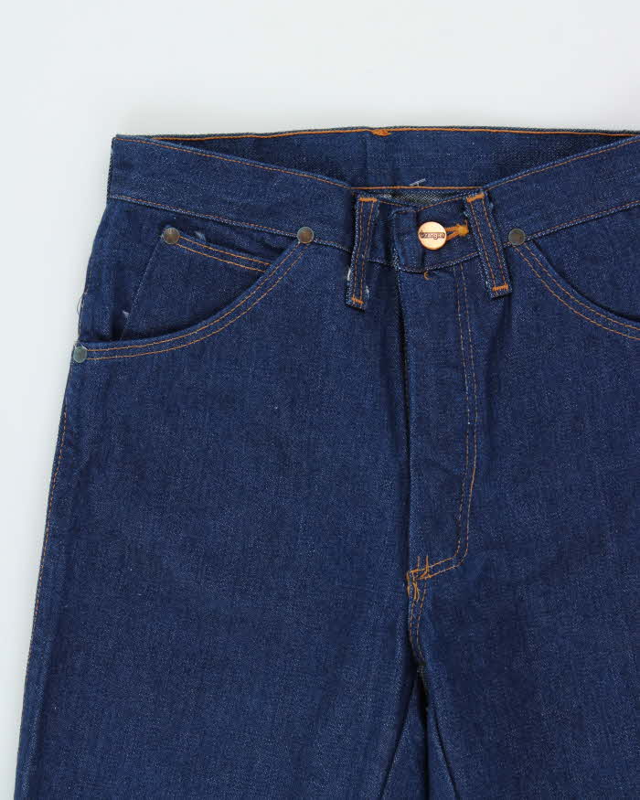 DSWT Vintage 1970s Wrangler 14oz. Heavy Denim Western Cut Jeans - W26 L36
