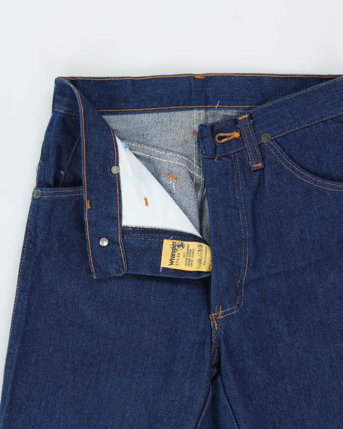 DSWT Vintage 1970s Wrangler 14oz. Heavy Denim Western Cut Jeans - W26 L36