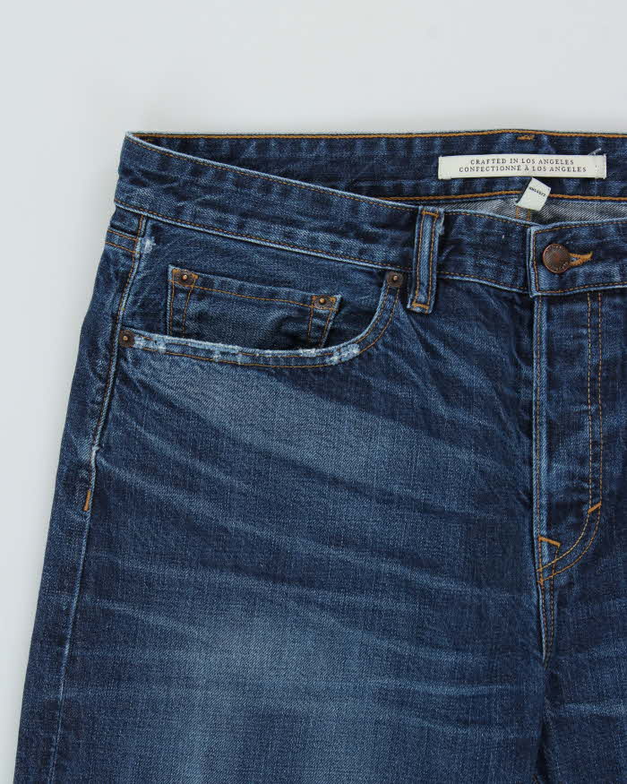 Banana Republic White Oak Selvedge Cone Denim Made In USA Straight Fit Jeans - W37 L34