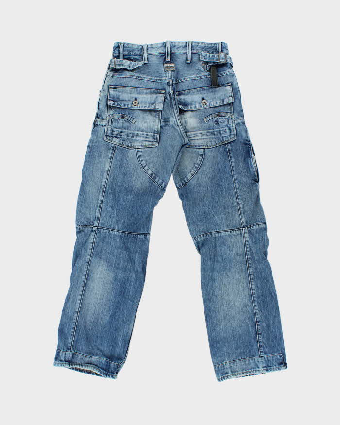 Vintage G-Star Raw 'Trail Elwood Lodge' Denim Straight Leg Combat Jeans - W28 L31