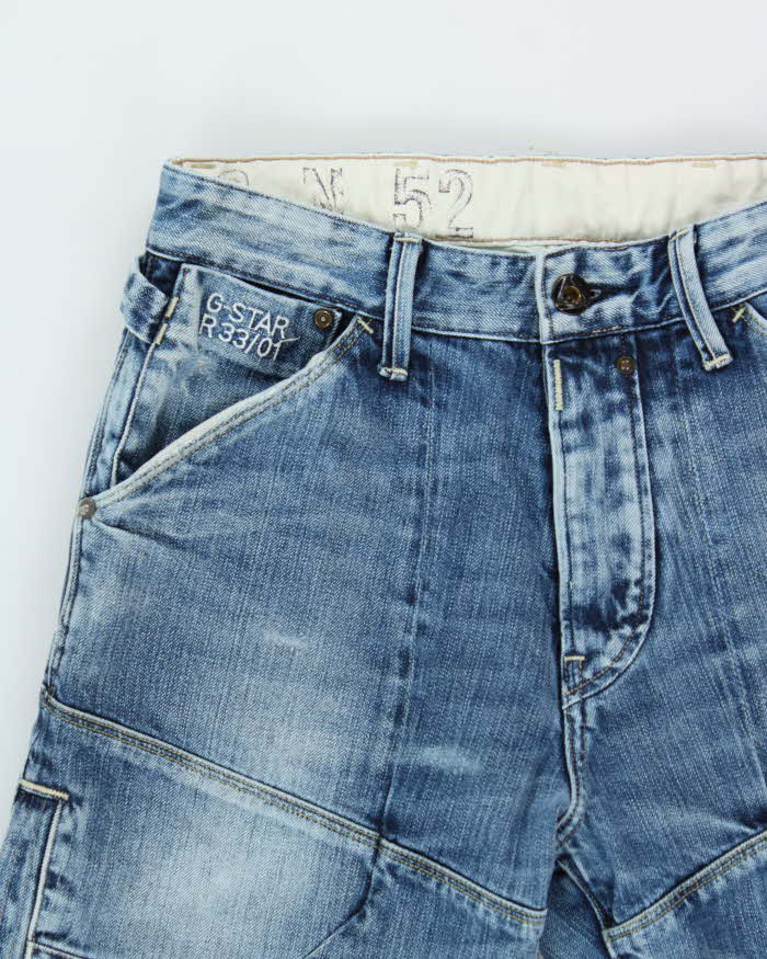 Vintage G-Star Raw 'Trail Elwood Lodge' Denim Straight Leg Combat Jeans - W28 L31