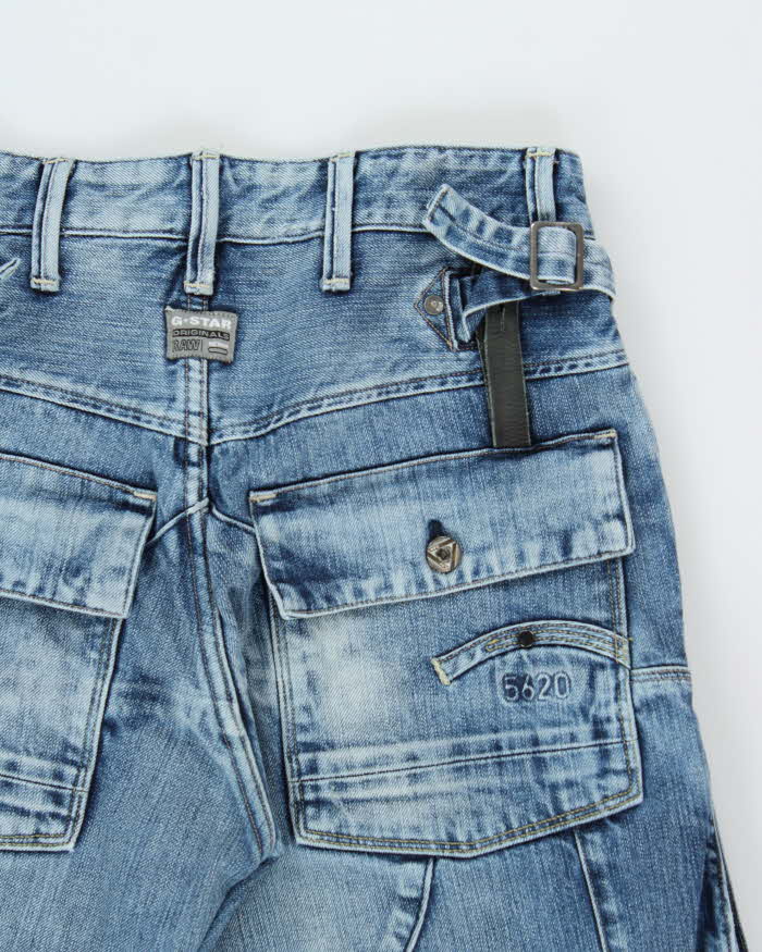 Vintage G-Star Raw 'Trail Elwood Lodge' Denim Straight Leg Combat Jeans - W28 L31