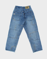 Vintage Y2K 00s Southpole Patchwork Relaxed Straight Leg Denim Jeans - W28 L30