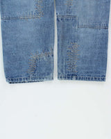 Vintage Y2K 00s Southpole Patchwork Relaxed Straight Leg Denim Jeans - W28 L30