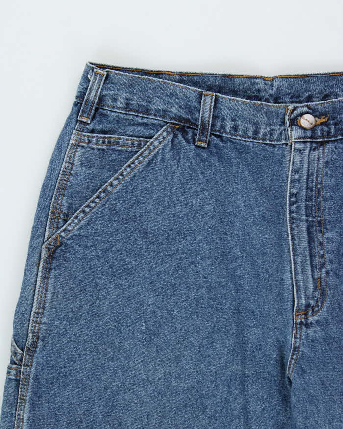 Vintage Carhartt B13 Original Dungaree Fit Denim Carpenter Jeans - W34 L32