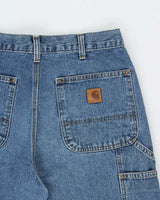 Vintage Carhartt B13 Original Dungaree Fit Denim Carpenter Jeans - W34 L32
