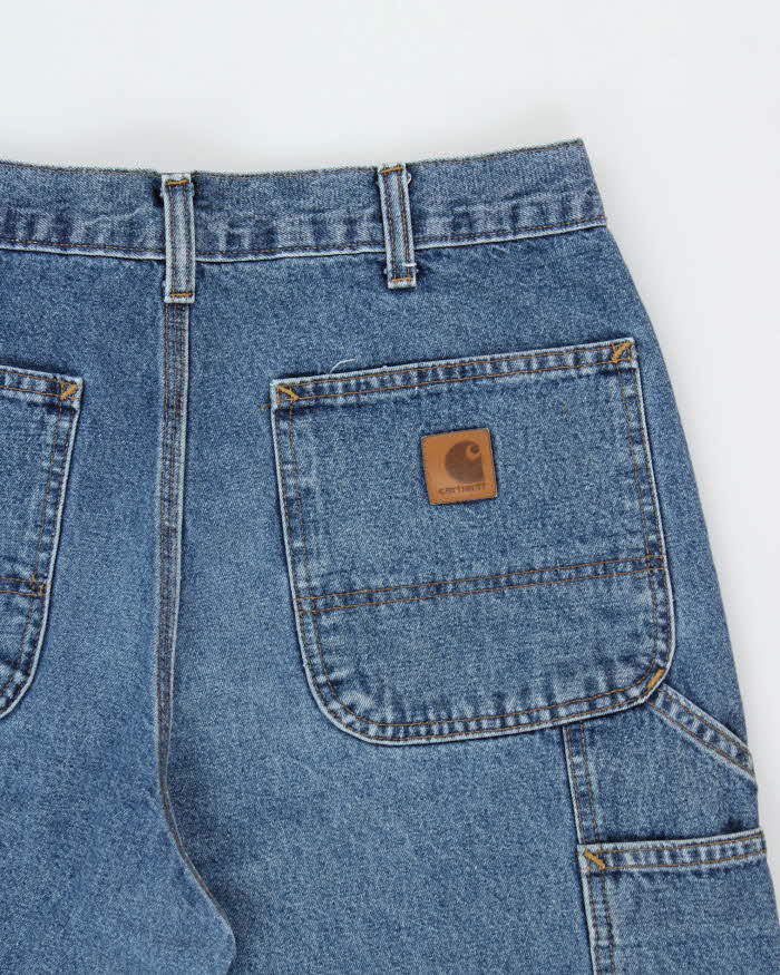 Vintage Carhartt B13 Original Dungaree Fit Denim Carpenter Jeans - W34 L32