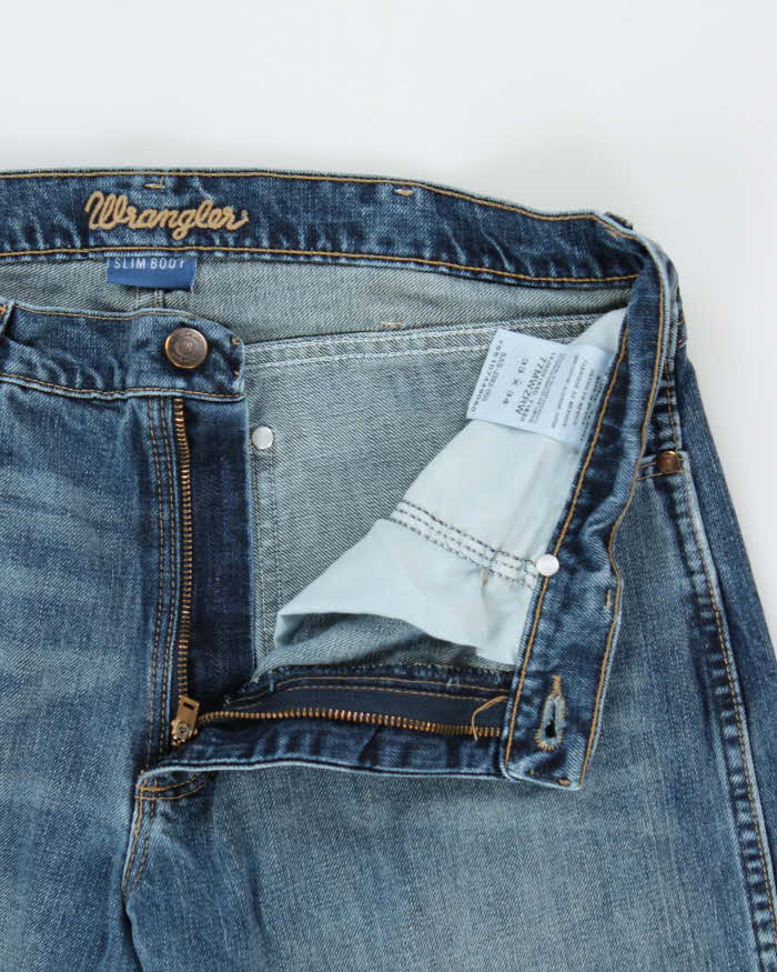 Vintage Y2K 00s Wrangler Slim Bootcut Denim Jeans - W33 L34