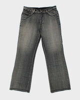 Vintage Y2K 00s Scapes Stone Wash Bootcut Denim Jeans - W36 L34