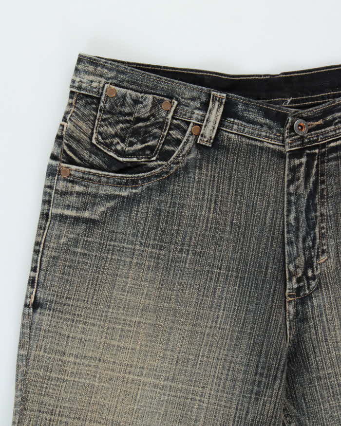 Vintage Y2K 00s Scapes Stone Wash Bootcut Denim Jeans - W36 L34