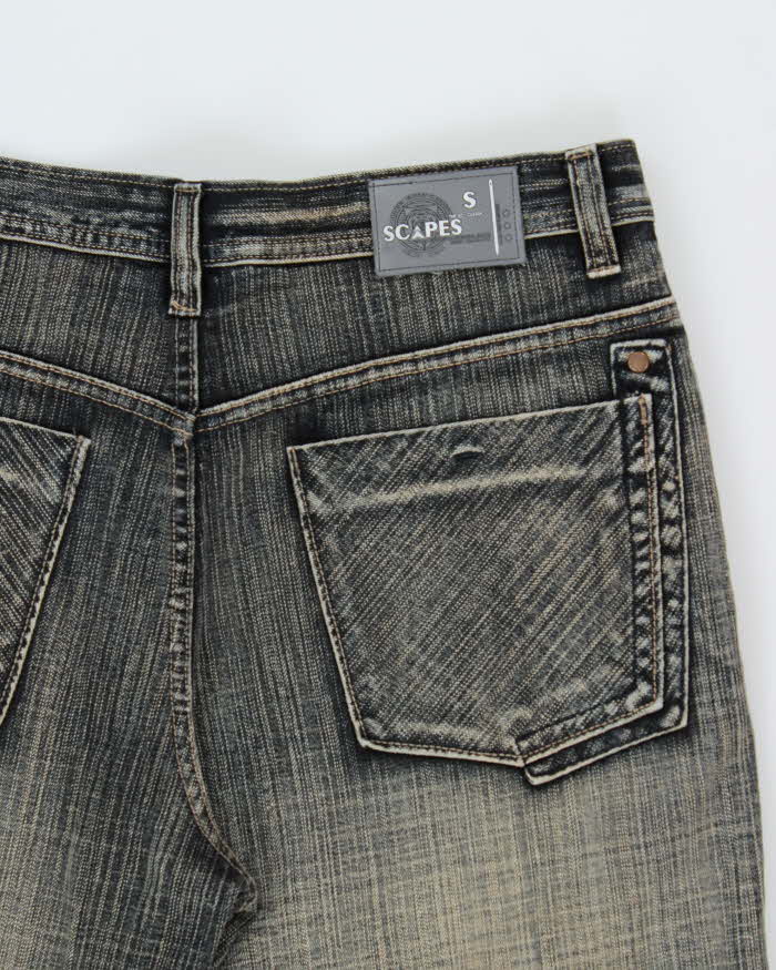 Vintage Y2K 00s Scapes Stone Wash Bootcut Denim Jeans - W36 L34