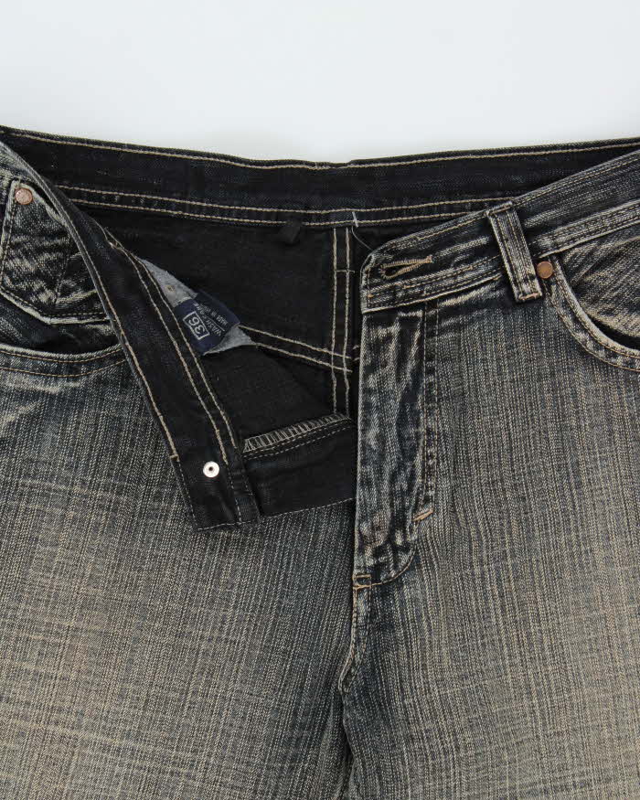 Vintage Y2K 00s Scapes Stone Wash Bootcut Denim Jeans - W36 L34
