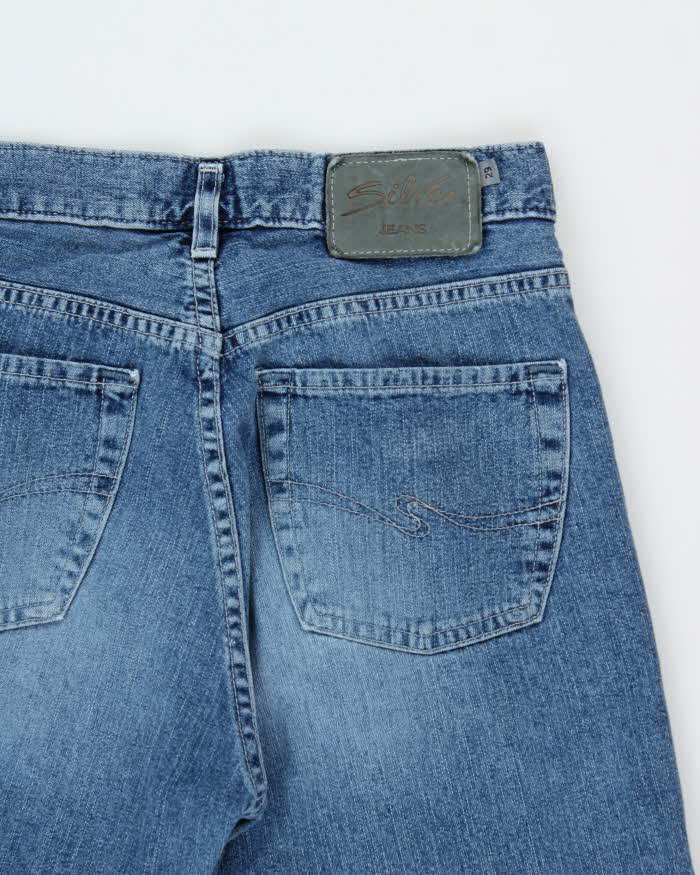 Vintage 1990s Silver Clothing Relaxed Straight Leg Denim Jeans - W28 L28